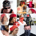 Paisley Cotton Bandana Head Wrap Handkerchief #4399