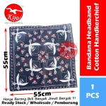 Paisley Cotton Bandana Head Wrap Handkerchief #4399