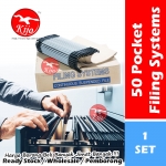 50 Pockets Filing Systems Continuous Suspended File #Filing #Systems #Continuous #Suspended #File #Snowdex #50-Pocket #FS-50
