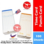 Punch Card / Time Card For Time Recorder #8892