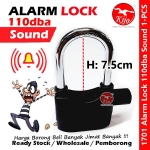 Alarm Lock Security Lock Anti-Theft Siren Alarm Padlock Door / Motorcycle / Bike Bicycle / Car Kunci Berbunyi #防盗警报锁 #1701