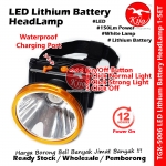LED Headlamp Lithium Battery Rechargeable Headlight Flashlight Hunting Head Light #Outdoor #Camping #Fishing #TGX-5006