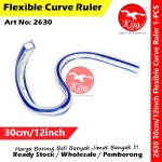 【30cm】 Flexible Curve Ruler with Inking EDGE Flexi Elastic Quilters Snake Ruler S-Ruler #2630 #30cm #12inch #蛇尺 #S尺