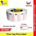 【10-Roll】 Price Tag Label Price Label For Price Labeller MX-5500 RM 1 X 10-Roll #KOLA #MOTEX #RM #PP9001 【10-Roll】 Price Tag Label Price Label For Price Labeller MX-5500 RM 1 X 10-Roll #KOLA #MOTEX #RM #PP9001