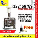 KIJO 9-Digit Auto Numbering Machine #9409