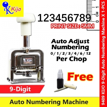 KIJO 9-Digit Auto Numbering Machine #9409