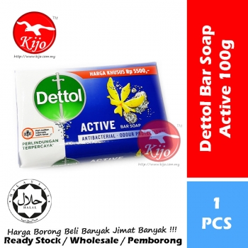 Dettol Bar Soap Sabun Mandi Dettol 100g Active #Dettol #Bar #Soap #100g #Sabun #Mandi #Active