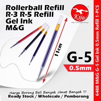 M&G R3 G-5 0.5mm Refill Gel Ink Pen #M&G #R3 #G5 #0.5mm #Gel #Ink #Pen #Refill #6488