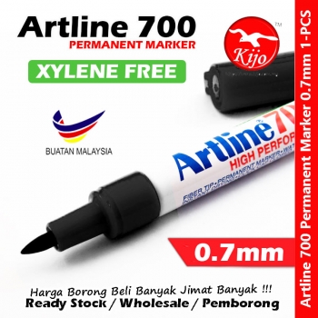 Artline 700 Permanent Marker 0.7mm XYLENE FREE HIGH PERFORMANCE #Artline #700 #Marker #0.7mm #Permanent #Marker #Pen