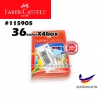 Faber-Castell 36 Tri Color Pencils 36Color #115905 #36color