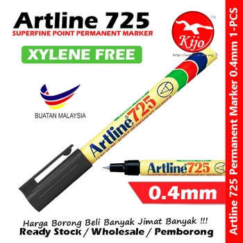 Artline 725 Superfine Point Permanent Marker 0.4mm XYLENE FREE Permanent Marker #Artline #725 #0.4mm #Marker #Pen Artline 725 Superfine Point Permanent Marker 0.4mm XYLENE FREE Permanent Marker #Artline #725 #0.4mm #Marker #Pen