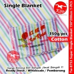 Red Rose Super Single Blanket 150*200cm 350gram Selimut Cotton #Gold #Fish #Blanket #8753 #单人被单 #Selimut