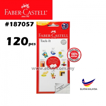 Faber-Castell Tack-It 120PCS Adhesive Tack-It White #187057 #120PCS Faber-Castell Tack-It 120PCS Adhesive Tack-It White #187057 #120PCS