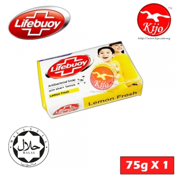 Lifebuoy Antibacterial Soap Active Silver Formula Lemon Fresh #Lifebuoy #Sabun #Mandi #75G #Yellow #Antibacterial