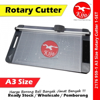 【A3】Jielisi Rotary Cutter 959-1 Trimmer Paper Cutter #3way #3Blade #Jielisi #2176 #959-1 #A3 #Rotary #Cutter #Trimmer