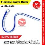 【40cm】 Flexible Curve Ruler with Inking EDGE Flexi Elastic Quilters Snake Ruler S-Ruler #2640 #40cm #16inch #蛇尺 #S尺