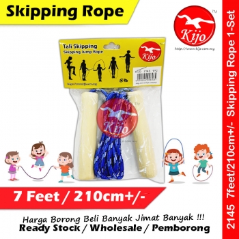 【7-Feet】KIJO Skipping Jump Rope / Tali Skipping #2145 #7feet #KIJO #Skipping #Rope #Jumping #跳绳 【7-Feet】KIJO Skipping Jump Rope / Tali Skipping #2145 #7feet #KIJO #Skipping #Rope #Jumping #跳绳