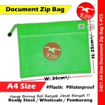 【A4】Waterproof Document Zip Bag #2421 #A4 #Zip #Document #Bag #Stationery #Zip #Bag #文件袋 #防水拉链文件袋 【A4】Waterproof Document Zip Bag #2421 #A4 #Zip #Document #Bag #Stationery #Zip #Bag #文件袋 #防水拉链文件袋