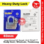 40mm Heavy Duty Security Lock Padlock / Solid Brass Stainless Steel Padlock #Brass #Solid #Padlock #Lock #7759 #40mm