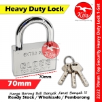 70mm Heavy Duty Security Lock Padlock / Solid Brass Stainless Steel Padlock #Brass #Solid #Padlock #Lock #2232 #70mm