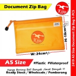 【A5】Waterproof Document Zip Bag #2419 #A5 #Zip #Document #Bag #Stationery #Zip #Bag #文件袋 #防水拉链文件袋