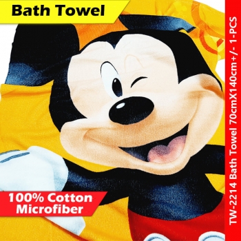 Cartoon Bath Towel / Microfiber 100% Cotton Beach Towel #2214 Cartoon Bath Towel / Microfiber 100% Cotton Beach Towel #2214