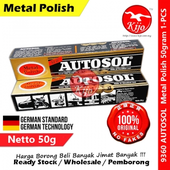 Autosol Metal Polish Pembersih Logam Kilap Cemerlang Polishes Metal #Autosol #Metal #Polish #50g #9360