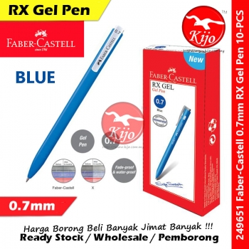 Faber-Castell 0.7mm RX Gel Ball Pen #Faber-Castell #RX #Gel #Pen #249651 #249699 #249621 #0.7mm