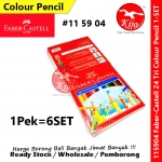 Faber-Castell Long 24 Tri Colour Pencils #115904 #Long #Faber-Castell #24 #Tri #Colour #Pencils