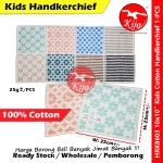 Kids Cotton Handkerchief Japanese Style Face Towel Sapu Tangan Washcloth #8603 #Kijo #Handkerchief #Face #Towel