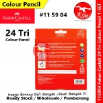 Faber-Castell Long 24 Tri Colour Pencils #115904 #Long #Faber-Castell #24 #Tri #Colour #Pencils