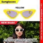 Fashion Cat Eye Women Viral Sunglasses Cermin Mata Hitam Lady Fashion #Cateye #Cat #Eye #Sunglasses #2369