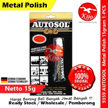 Autosol Metal Polish Pembersih Logam Kilap Cemerlang Polishes Metal #Autosol #Metal #Polish #15g #9359