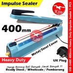【Heavy Duty】Metal Steel Cover 400mm PP/PE Plastic Bag Impulse Sealers Kedap Mesin Pengedap Packing Sealer 塑料袋封口机 #5400