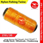 KIJO 210/30 Nylon Fishing Twine 100g+/- Thailand #F2389 #Fishing #Twine #Yarn #Tali #Nylon #Durian #Benang #Ikan #飞鱼线