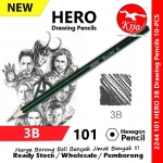 【3B】Hero 101 Drawing Pencils 英雄牌绘图铅笔 Pensil Lukisan #HERO #101 #Drawing #Pencil #2244 #3B