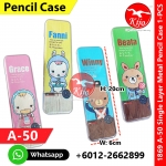【A-50】Pencil Case Fancy Cartoon Single Layer Metal Pencil Box #A50 #铅笔盒 #KotakPensil #1869