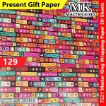 【50-Sheets】Present Gift Paper / Wrapping Paper / Kertas Hadiah / 礼物纸 #7221 #MasterKing #129
