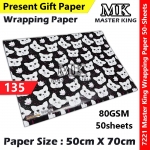 【50-Sheets】Present Gift Paper / Wrapping Paper / Kertas Hadiah / 礼物纸 #7221 #MasterKing #135