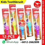 【12-PCS】Kids Children Soft Toothbrush / Berus Gigi Lembut  Kanak-Kanak / 小孩软毛儿童牙刷 #1898 #Orange #Kids #Toothbrush #儿童牙刷