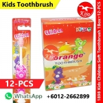 【12-PCS】Kids Children Soft Toothbrush / Berus Gigi Lembut  Kanak-Kanak / 小孩软毛儿童牙刷 #1898 #Orange #Kids #Toothbrush #儿童牙刷