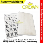 CROWN White 4-Player White Rummy Mahjong #Poker #PlayingCard #Rummy #Mahjong #扑克麻将 #1961 #White #Crown