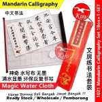Magic Water Cloth of Mandarin Calligraphy 练书法 神奇水写布无墨 清水显墨环保反复书写 文房练书法套装 中文书法 #1021 #ChineseCalligraphy #书法 #文房用品