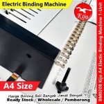【Auto Electric】Premium Heavy Duty Comb Binding Machine German Quality #BM0208 #Electric #Binding #Machine #A4 #21hole