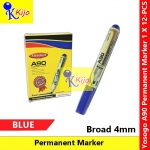 【12-PCS】 Yosogo A90 Permanent Marker Broad 4mm #yosogo #A90 #MarkerPen #Marker