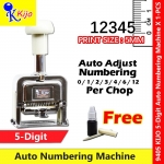KIJO 5-Digit Auto Numbering Machine #9405
