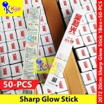 Sharp Glow Stick 20cm 6-Color Light Stick 1 X 50-PCS #2072