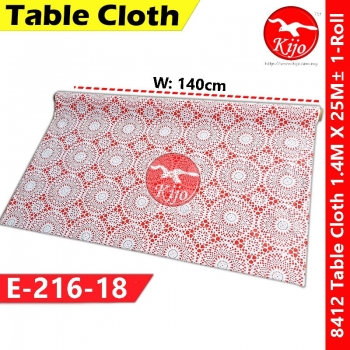 【E-216-18】Alas Meja Getah PVC Table Cloth Vinyl DIY Tablecloth Gulung #Tablecloth #AlasMeja #Gulung #8412