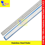 Kijo 100cm 1meter 40inch Stainless Steel Double Sided Ruler #Kijo #PembarisBesi #SteelRuler #2346 #MetalRuler #铁尺
