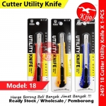 【Small】9mm Manual-Lock Cutter Knife X 1-PCS #Small #9mm #Cutter #2457 #18